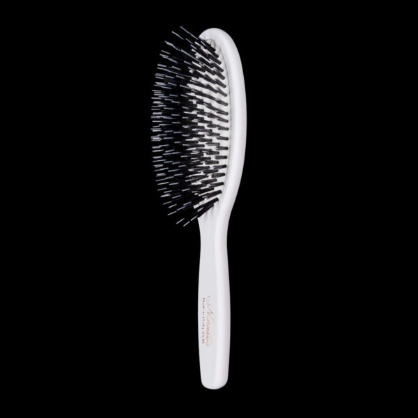Neville Bristle Hair Brush in White