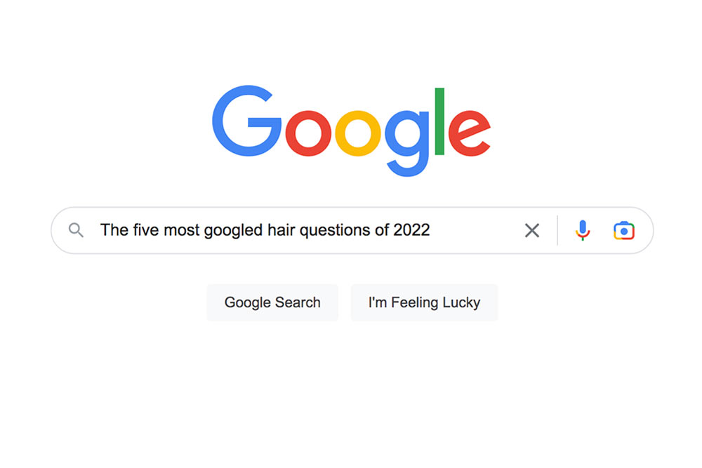 The five most googled hair questions of 2022