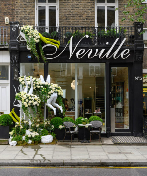 Neville Chelsea Flower Show window 2023